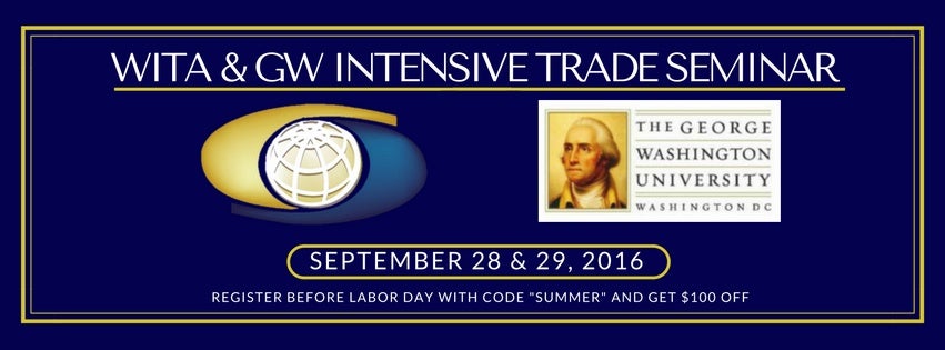 2016 WITA-GW Intensive Trade Seminar (1)