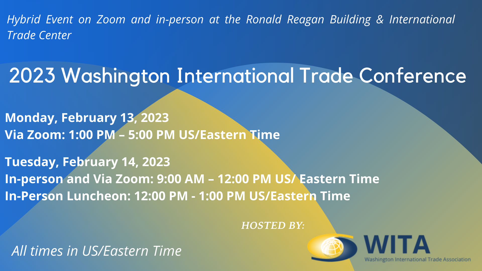 2023 Washington International Trade Conference WITA